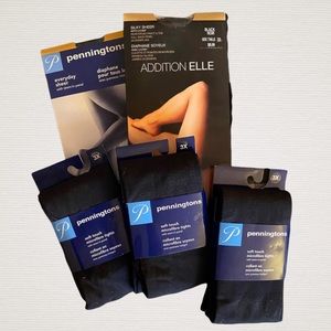 Plus Size Tights - Pantyhose Size: 3X Colour: Black